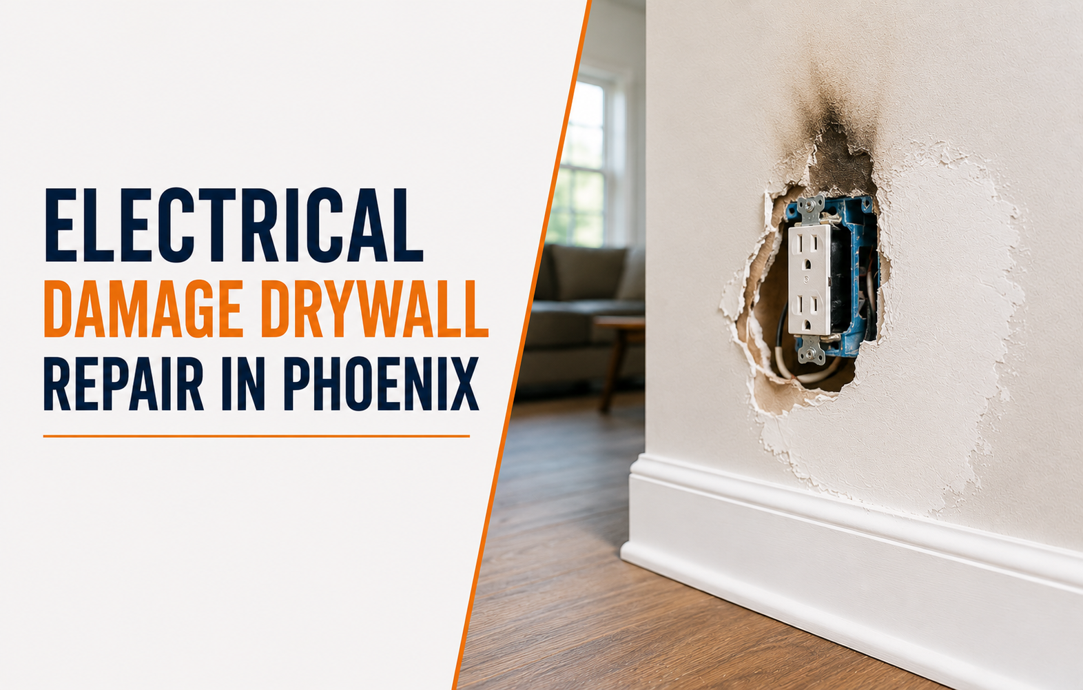 drywall repair and wall restoration