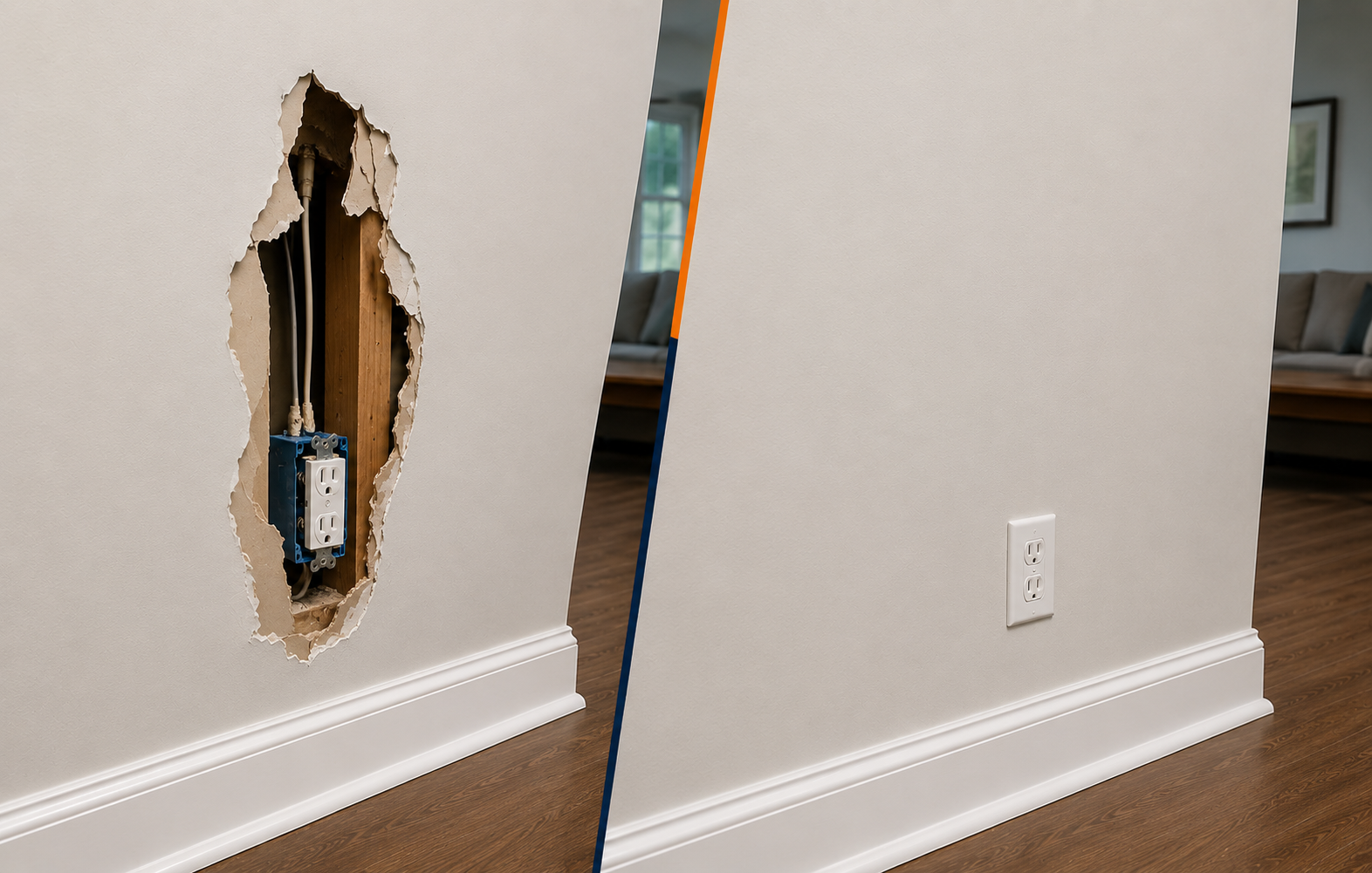 drywall repair for damaged walls